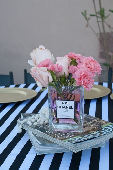 chanel table|coco chanel table decor.